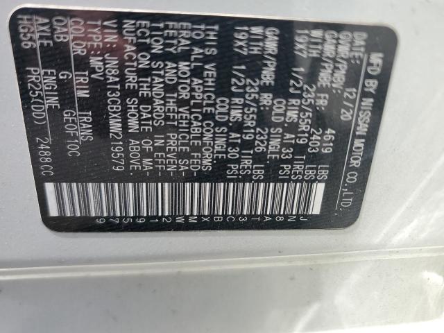 2021 NISSAN ROGUE SL - JN8AT3CBXMW219579