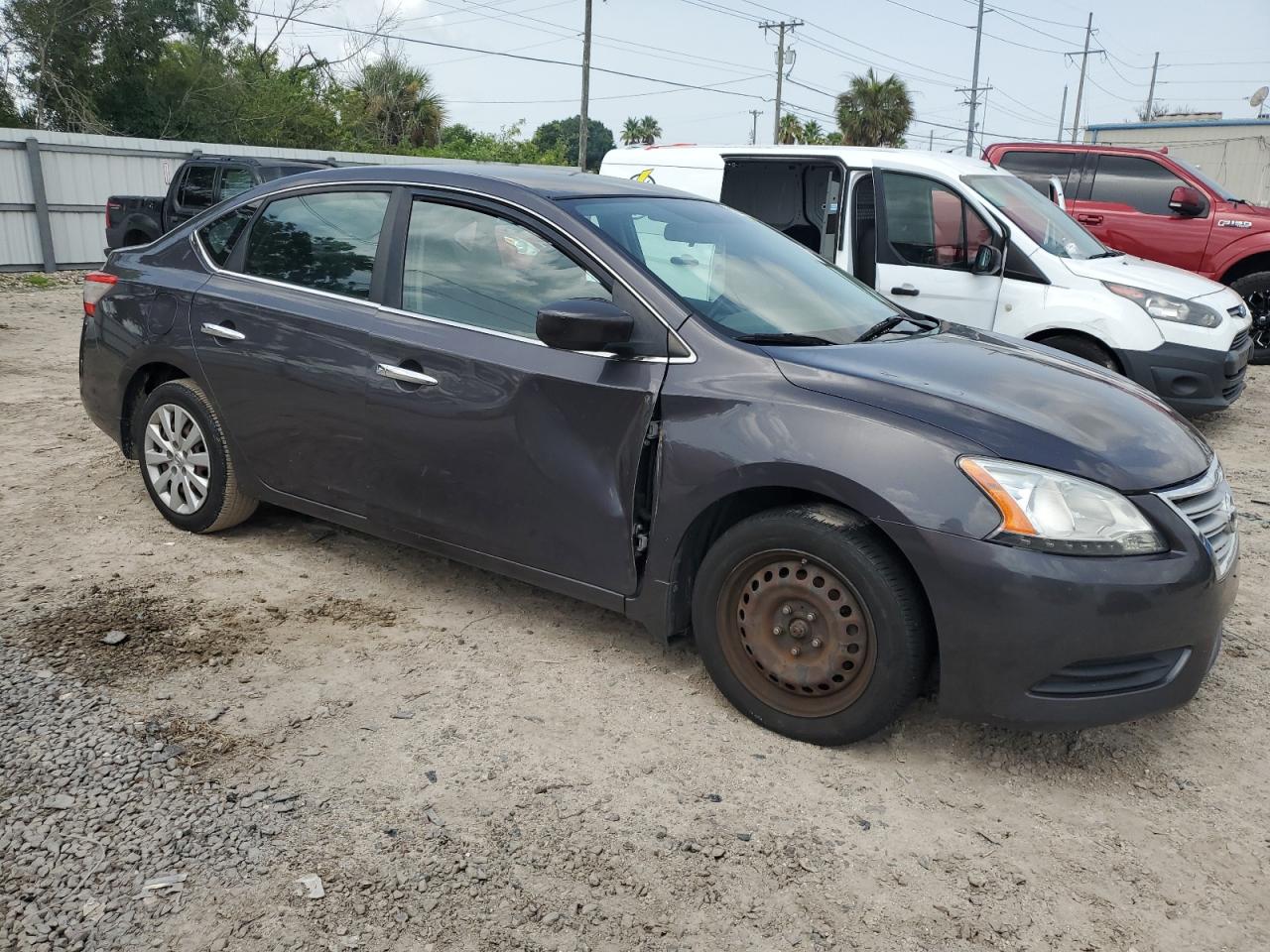 2014 Nissan Sentra S vin: 1N4AB7AP9EN853077