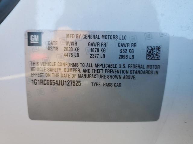 2018 CHEVROLET VOLT LT - 1G1RC6S54JU127525