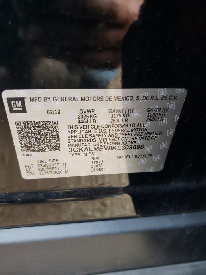 3GKALMEV8KL303898 2019 GMC Terrain Sle