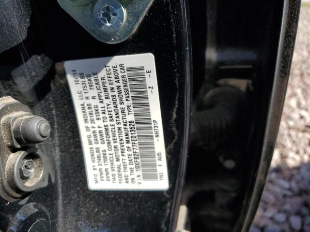 19XFB2F77FE013526 2015 HONDA CIVIC - Image 12