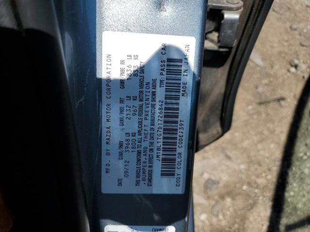 VIN JM1BL1TG7D1726842 2013 Mazda 3, I no.12