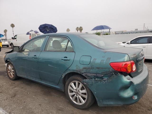 TOYOTA COROLLA BA 2009 teal  gas 1NXBU40E49Z151649 photo #3