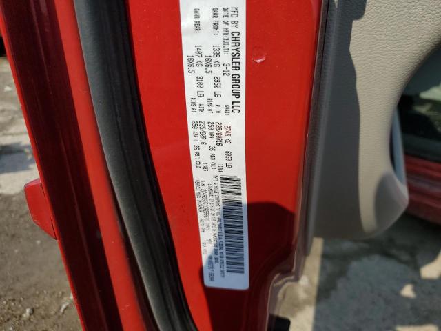 2012 Dodge Grand Caravan Se VIN: 2C4RDGBG1CR299071 Lot: 62690994