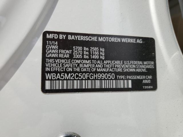 2015 BMW 535 IGT WBA5M2C50FGH99050