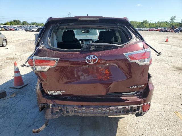 2015 Toyota Highlander Xle VIN: 5TDJKRFH4FS157598 Lot: 61634424