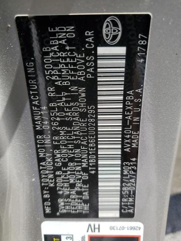 2014 Toyota Avalon Hybrid VIN: 4T1BD1EB6EU028295 Lot: 61642544