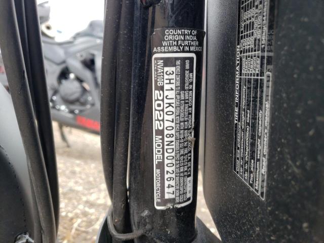 2022 HONDA NVA110 B 3H1JK0708ND002647