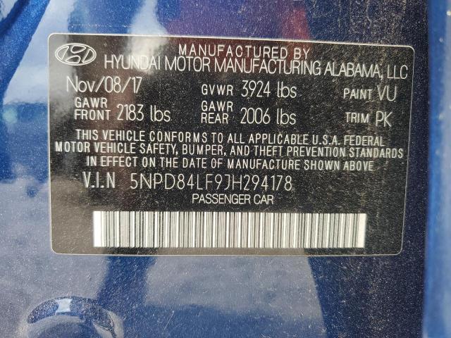 2018 HYUNDAI ELANTRA SE - 5NPD84LF9JH294178