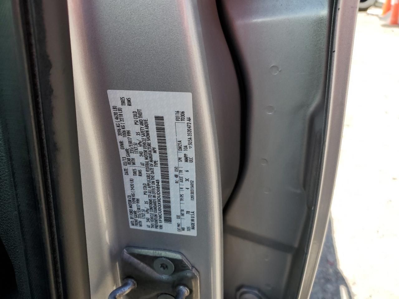 2013 Ford Escape Se vin: 1FMCU0GX9DUD08945