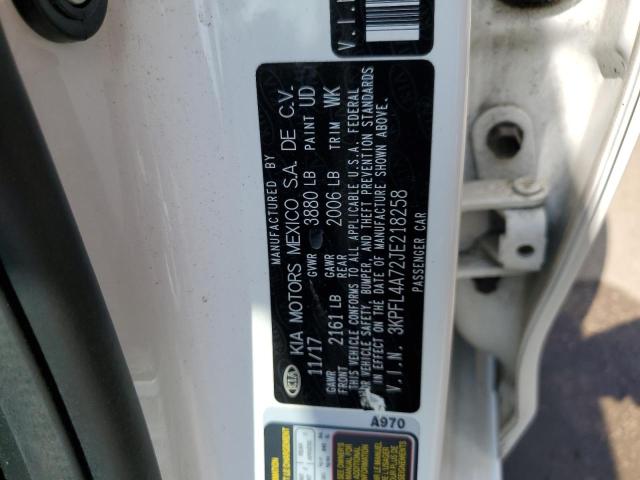 2018 Kia Forte Lx VIN: 3KPFL4A72JE218258 Lot: 62632664