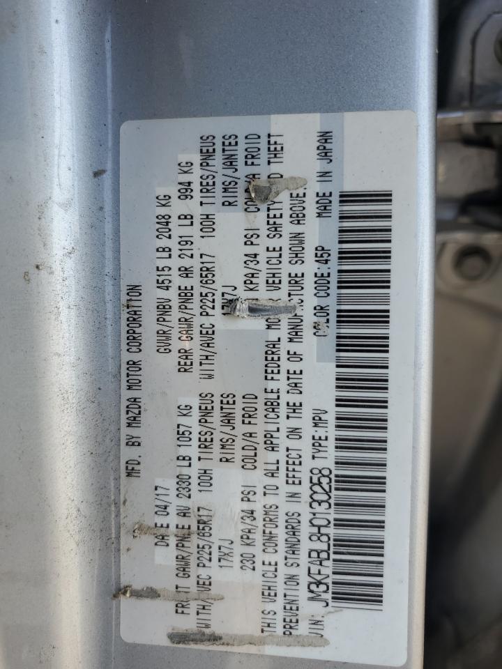 JM3KFABL8H0130258 2017 Mazda Cx-5 Sport