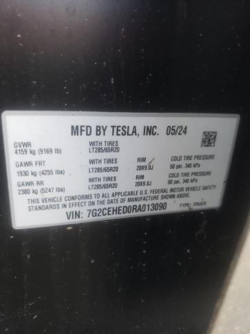 2024 TESLA CYBERTRUCK 7G2CEHED0RA013090