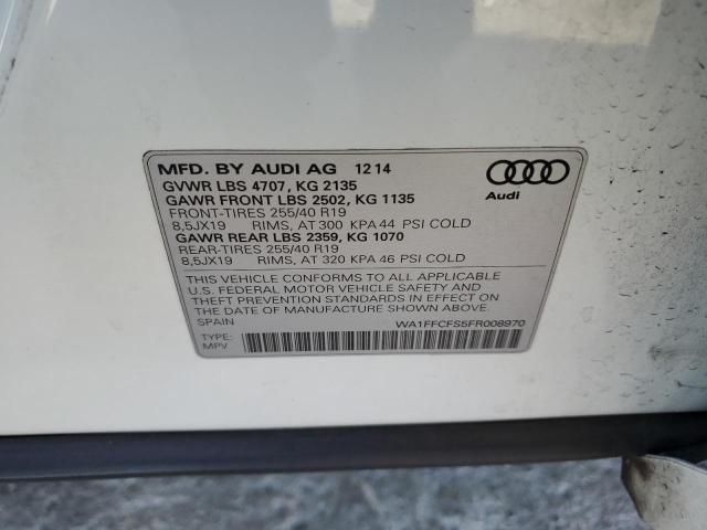 2015 AUDI Q3 PRESTIG - WA1FFCFS5FR008970