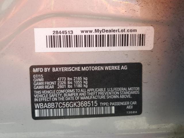 VIN WBA8B7C56GK368515 2016 BMW 3 Series, 340 XI no.12