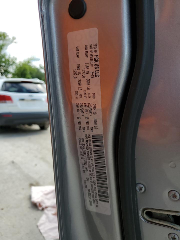 3C4NJDBB7JT333423 2018 Jeep Compass Latitude