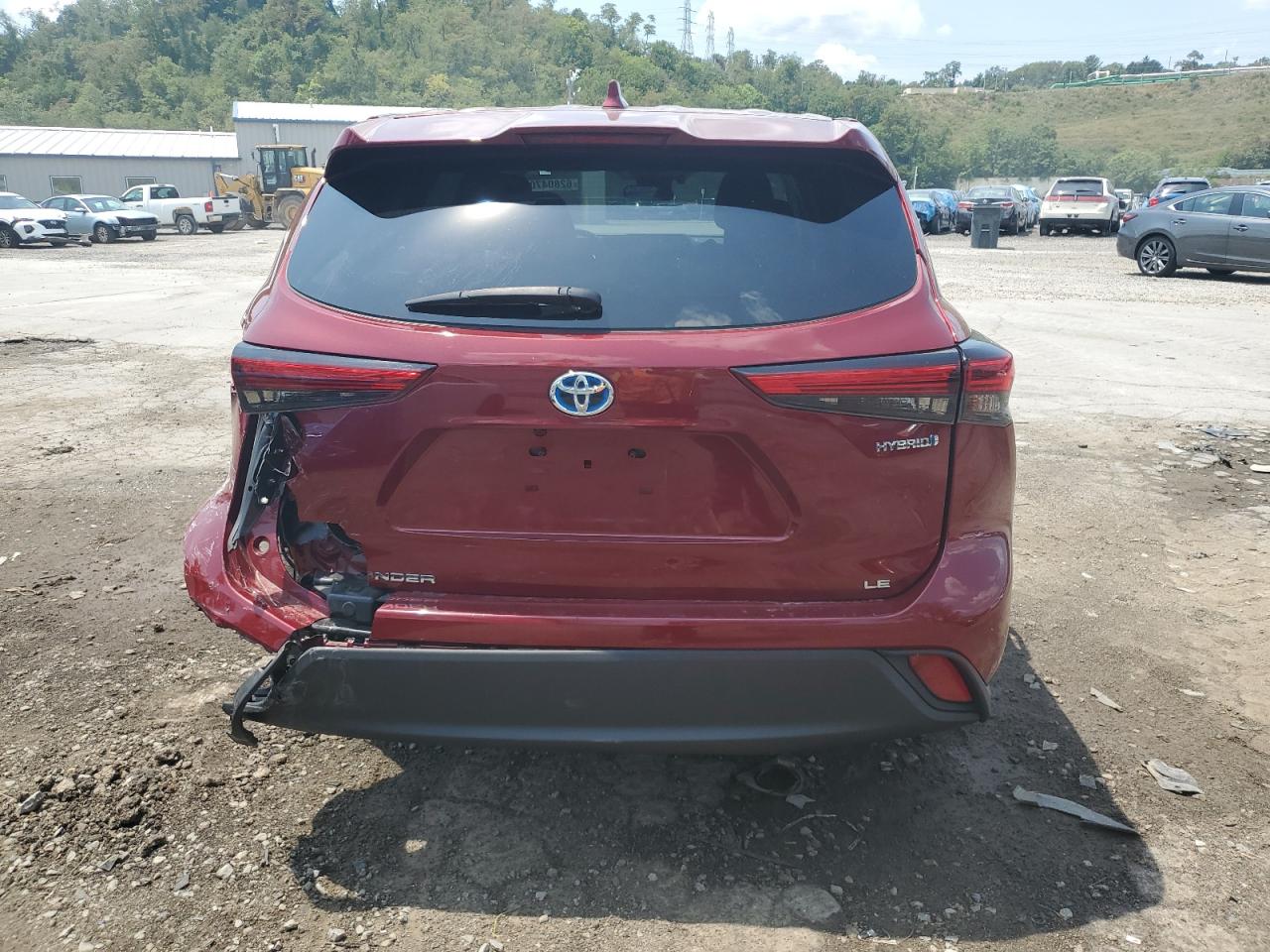 5TDBBRCH1MS527735 2021 Toyota Highlander Hybrid Le