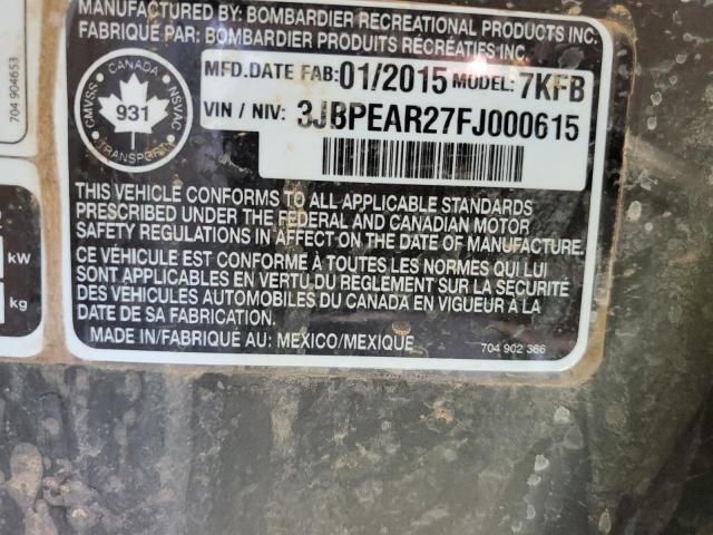 2015 CAN-AM MAVERICK M - 3JBPEAR27FJ000615