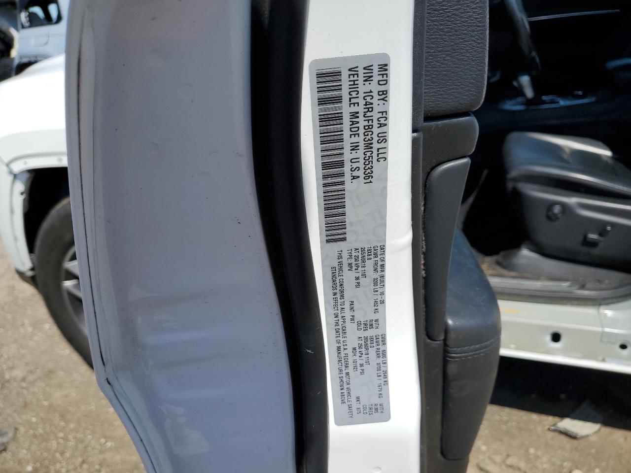 1C4RJFBG3MC553361 2021 Jeep Grand Cherokee Limited