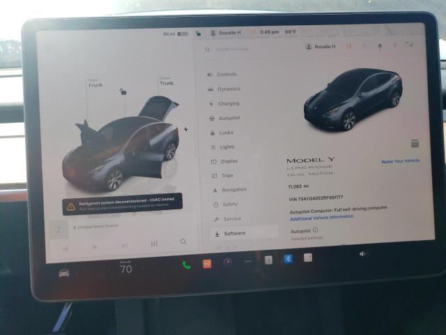 VIN 7SAYGAEE2RF991177 2024 Tesla MODEL Y no.9