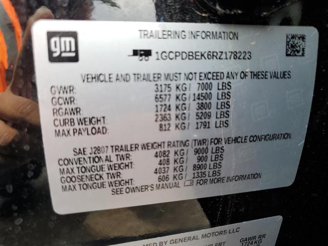 2024 CHEVROLET SILVERADO - 1GCPDBEK6RZ178223