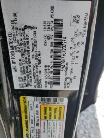 2016 FORD FUSION SE - 3FA6P0H75GR237574