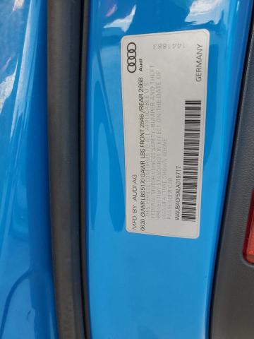 2020 AUDI S5 PRESTIG WAUB4CF5XLA019717