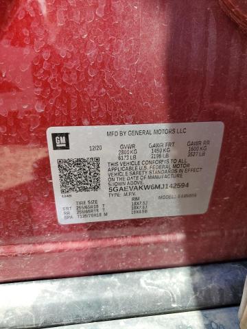 2021 BUICK ENCLAVE ES - 5GAEVAKW6MJ142594