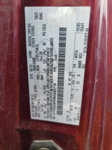 2006 Ford Econoline E250 Van VIN: 1FTNE24W36HA85718 Lot: 62643494