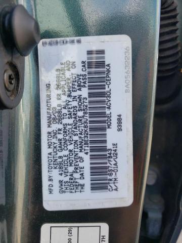 4T1BE32K83U785273 2003 Toyota Camry Le