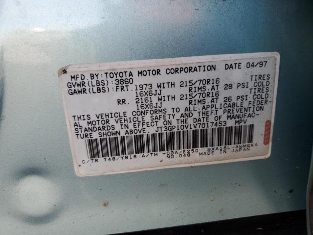 1997 Toyota Rav4 VIN: JT3GP10V1V7017453 Lot: 60943844