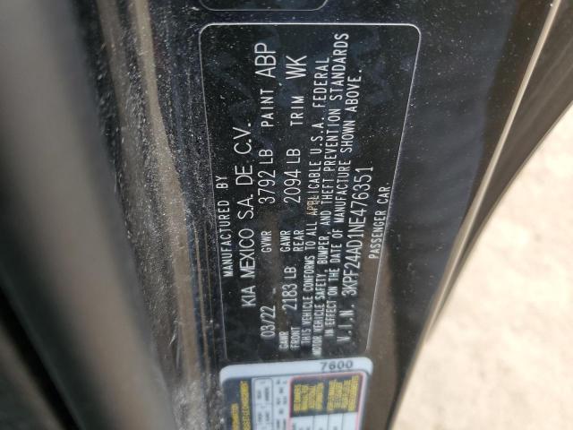 2022 KIA FORTE FE - 3KPF24AD1NE476351