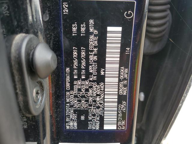 2022 TOYOTA 4RUNNER SR - JTEPU5JR7N6014409