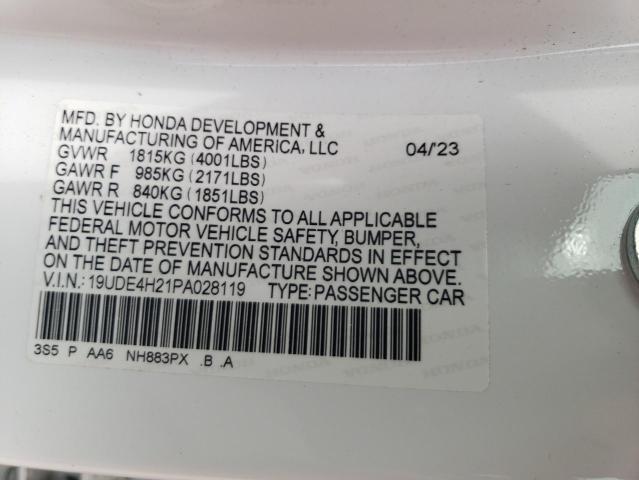 2023 ACURA INTEGRA 19UDE4H21PA028119