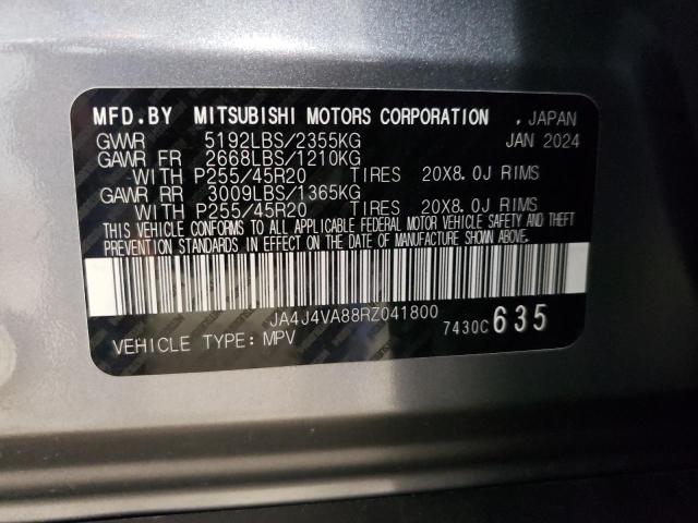 2024 Mitsubishi Outlander Se VIN: JA4J4VA88RZ041800 Lot: 62396164