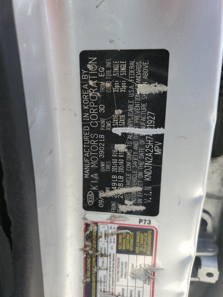 KNDJN2A25H7421927 2017 Kia Soul