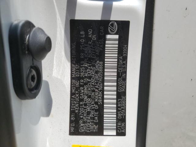 2017 LEXUS ES 350 - 58ABK1GG7HU058868