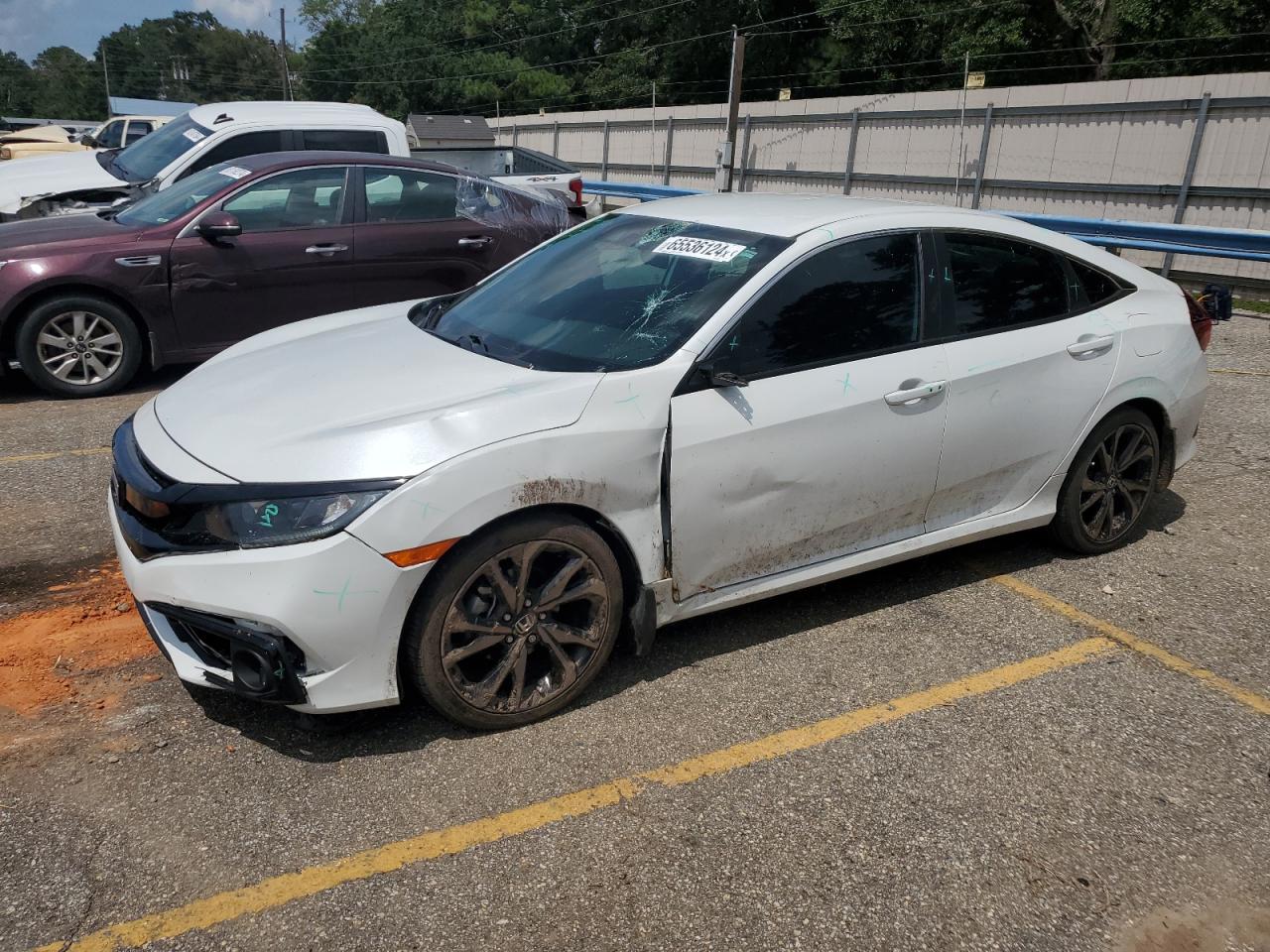 Lot #2784483672 2020 HONDA CIVIC SPOR