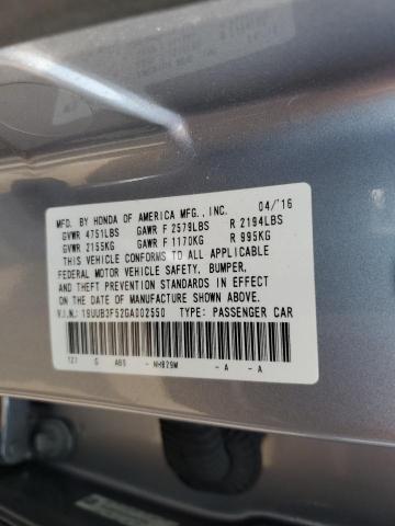 2016 ACURA TLX TECH - 19UUB3F52GA002550