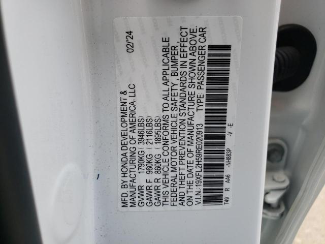 2024 HONDA CIVIC LX - 19XFL2H59RE020913