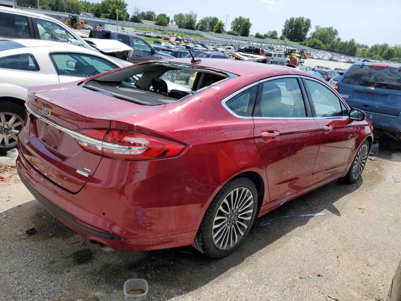 Lot #2977124204 2017 FORD FUSION SE