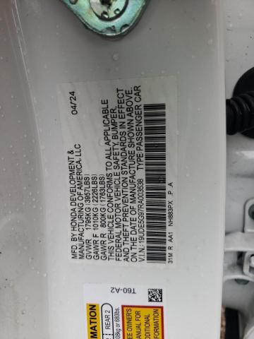 2024 ACURA INTEGRA TY - 19UDE5G97RA003538