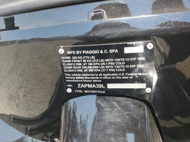 2018 VESPA GTS 300 ZAPMA39L9J5100114