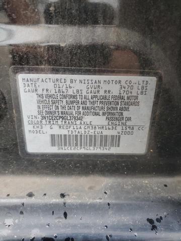 2016 NISSAN VERSA NOTE - 3N1CE2CP9GL379342