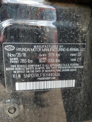 2019 HYUNDAI ELANTRA SE - 5NPD74LF1KH440626