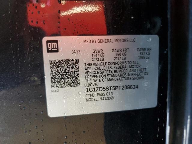 2023 CHEVROLET MALIBU LT - 1G1ZD5ST5PF208634
