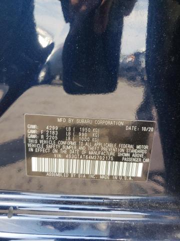 2021 Subaru Impreza Limited VIN: 4S3GTAT64M3702175 Lot: 62122084