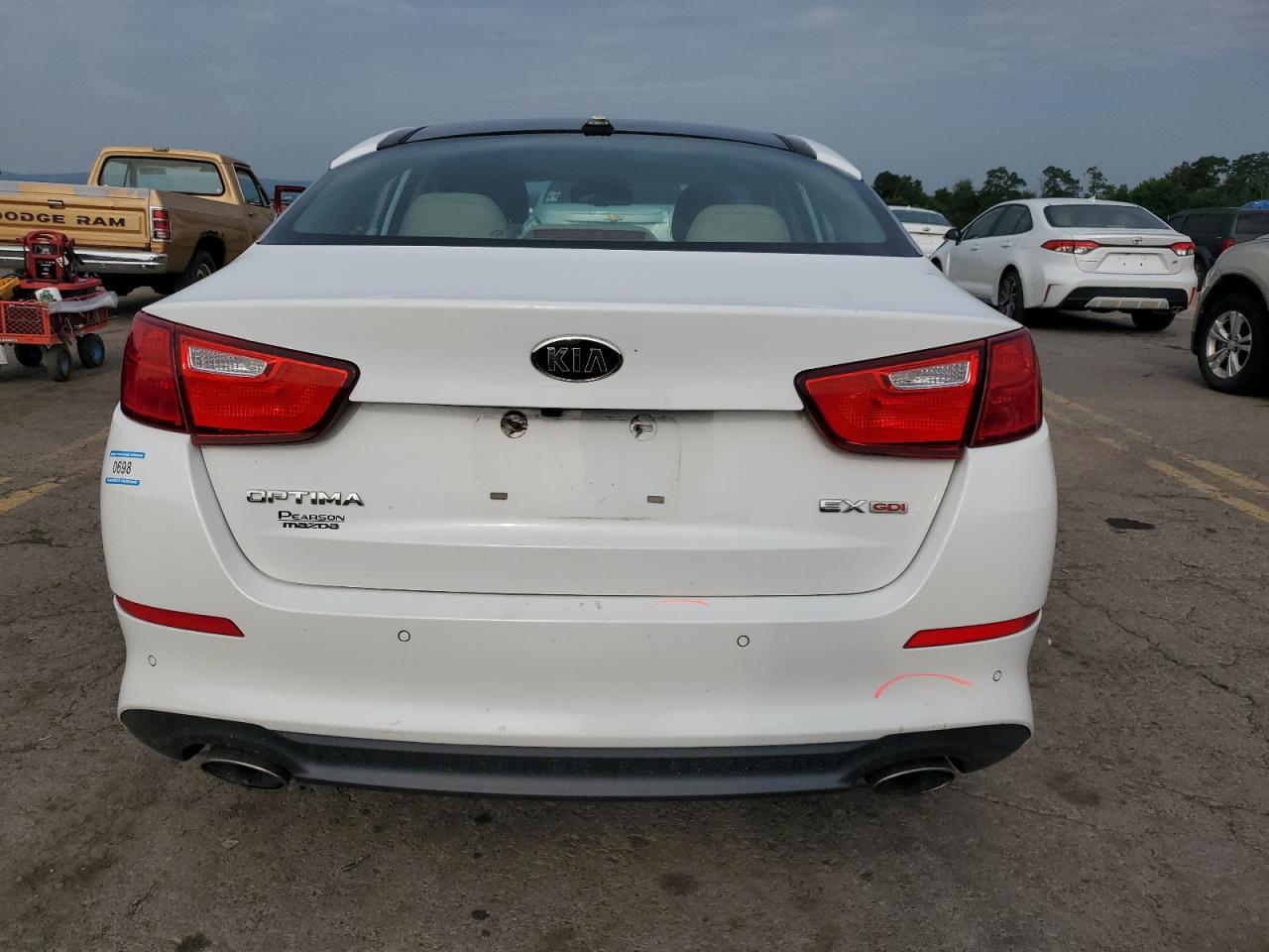 2015 Kia Optima Ex vin: 5XXGN4A7XFG456419