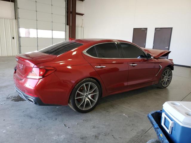 GENESIS G70 ELITE 2019 red  gas KMTG74LE1KU027679 photo #4