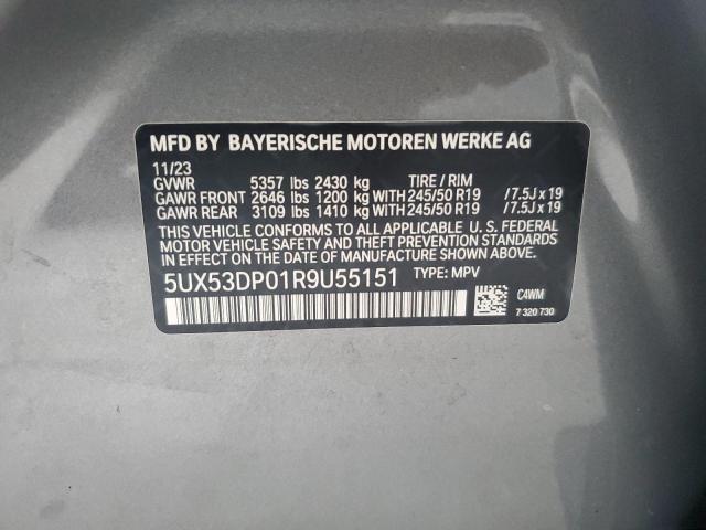 5UX53DP01R9U55151 2024 BMW X3 - Image 13